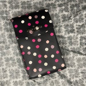 kate spade staci glimmer dot print crossbody phone case